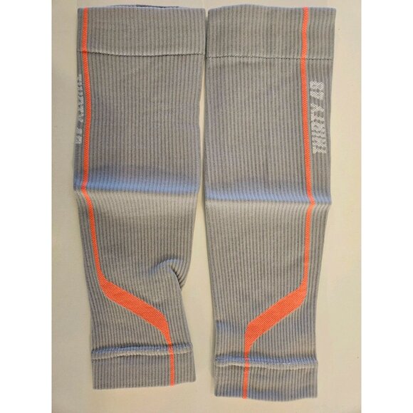 Thirty48 Compression Sleeves Gray Orange LRG Improved Blood Flow Injury Recovery - Picture 9 of 9